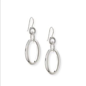 Ippolita Silver Glamazon Short Oval Link Earrings